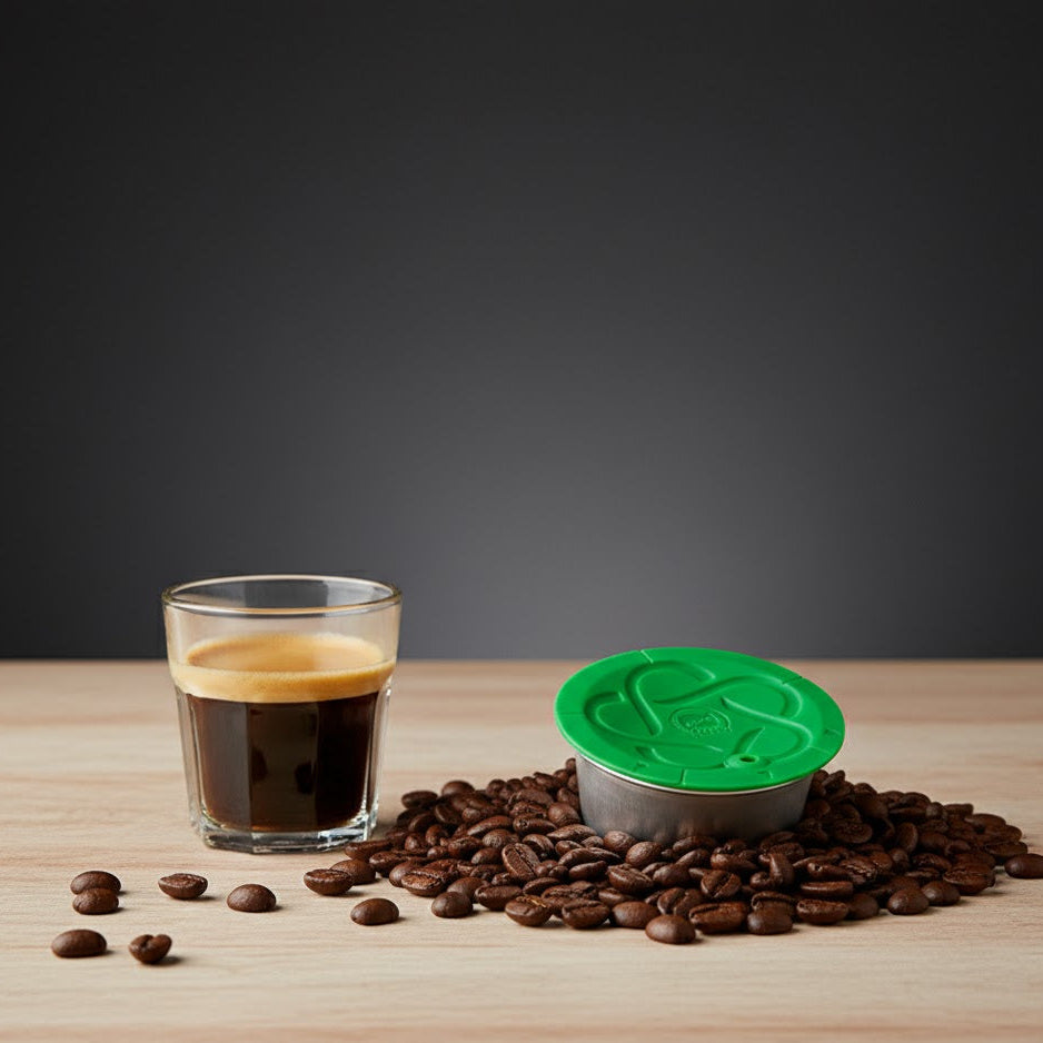 Kapsułka wielokrotnego użytku ze stali nierdzewnej, kompatybilna z Dolce Gusto