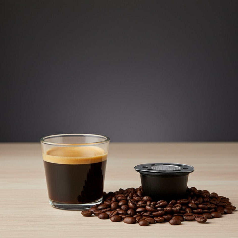 Kapsułka plastikowa wielokrotnego użytku, kompatybilna z Nespresso