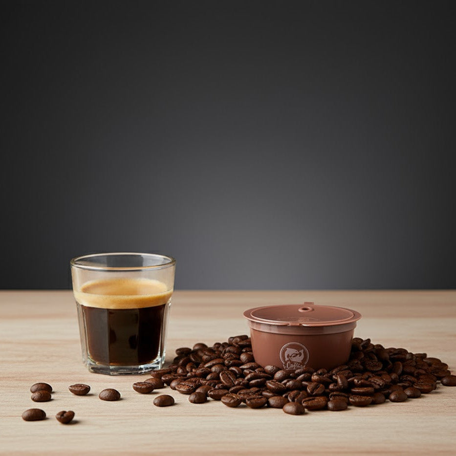 Plastikowa kapsułka wielokrotnego użytku, kompatybilna z Dolce Gusto